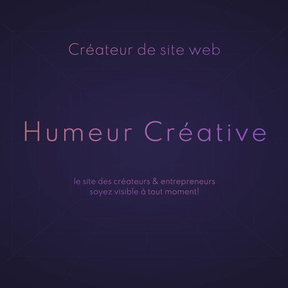 Humeur Créative Humor creativa Creación de sitios web